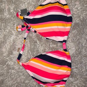 Striped Bikini Top